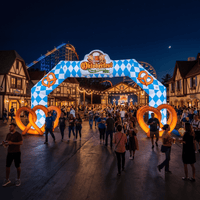 arch-angled-legacy-Custom-Oktoberfest-Pretzel-Arch-Six-Flags