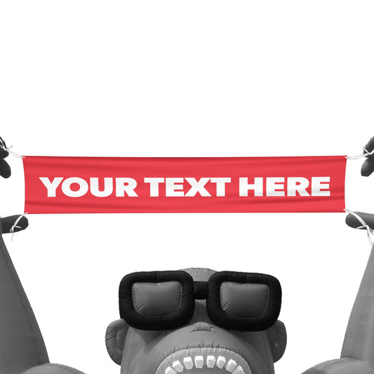 Custom Replacement Banners for Giant Inflatable Gorilla