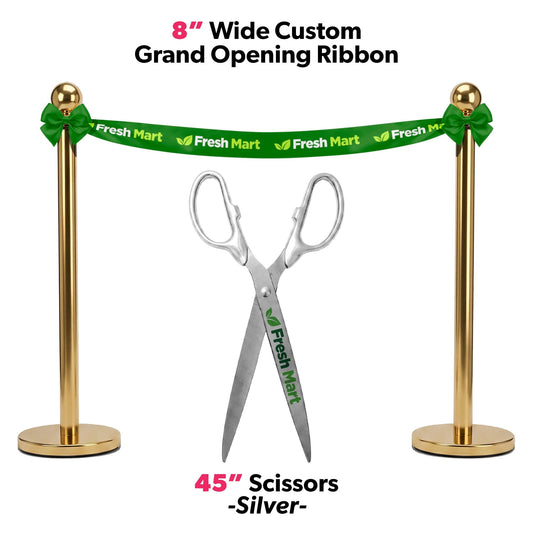 Grand Opening Ribbon Cutting Package w/ Giant Scissors