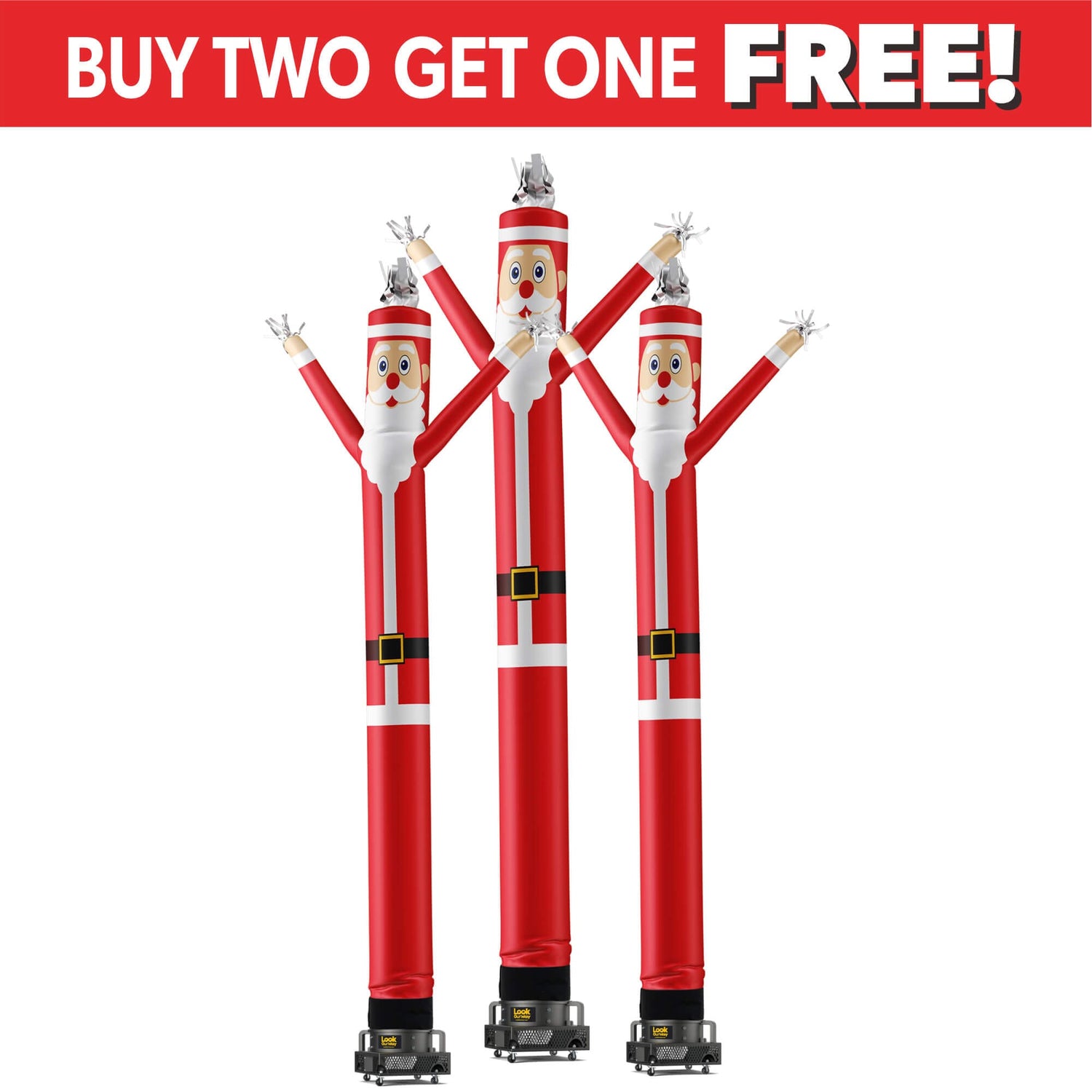 Air Dancers® Santa Claus 3-Pack 