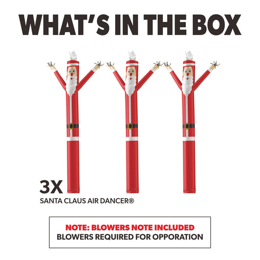 Air Dancers® Santa Claus 3-Pack 