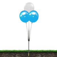 White and Blue Reusable Vinyl Balloon Cluster Kit 10M8011107