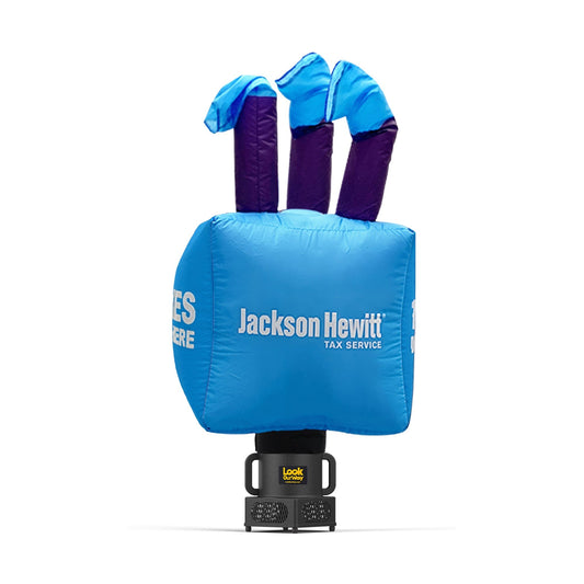 Jackson Hewitt "Air Squid" Inflatable Tube Dancer Box