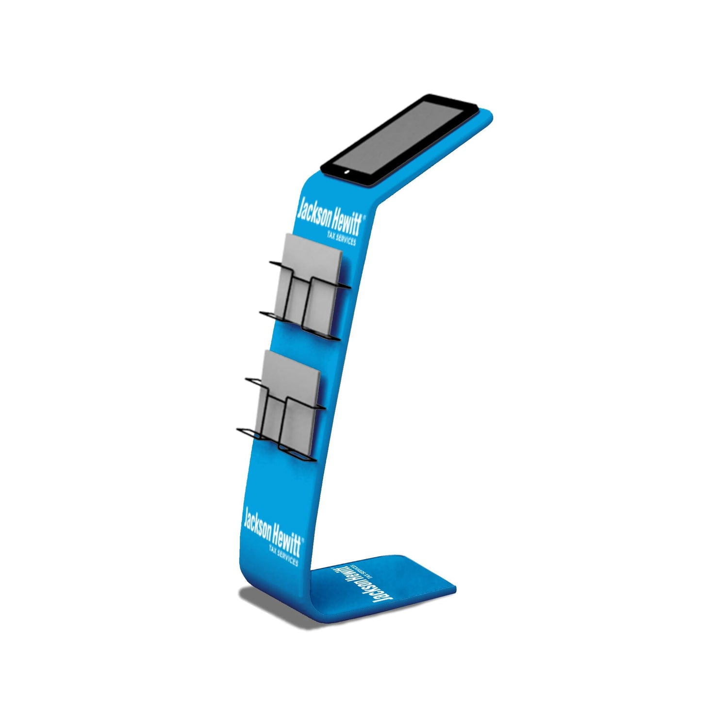 Jackson Hewitt Tablet & Literature Stand 