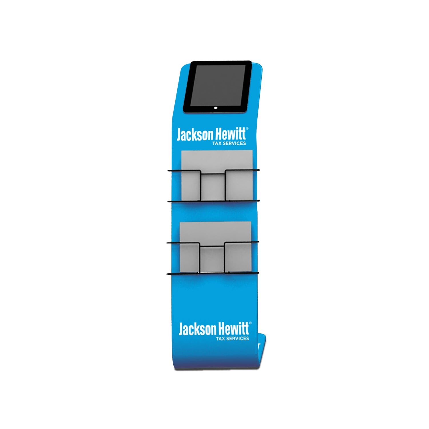 Jackson Hewitt Tablet & Literature Stand 