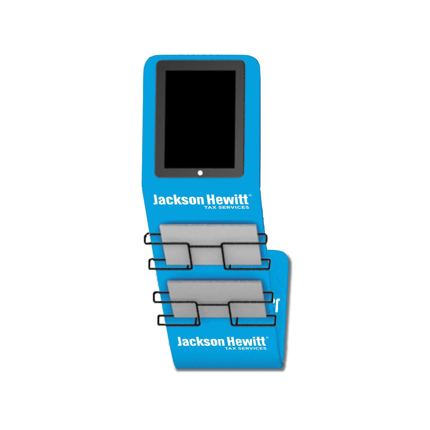 Jackson Hewitt Tablet & Literature Stand 