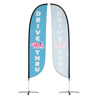 Pelican's Snoballs "Drive-Thru" 12ft Feather Flag 10M1200465