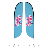 Pelican's Snoballs "Logo" 12ft Feather Flag 