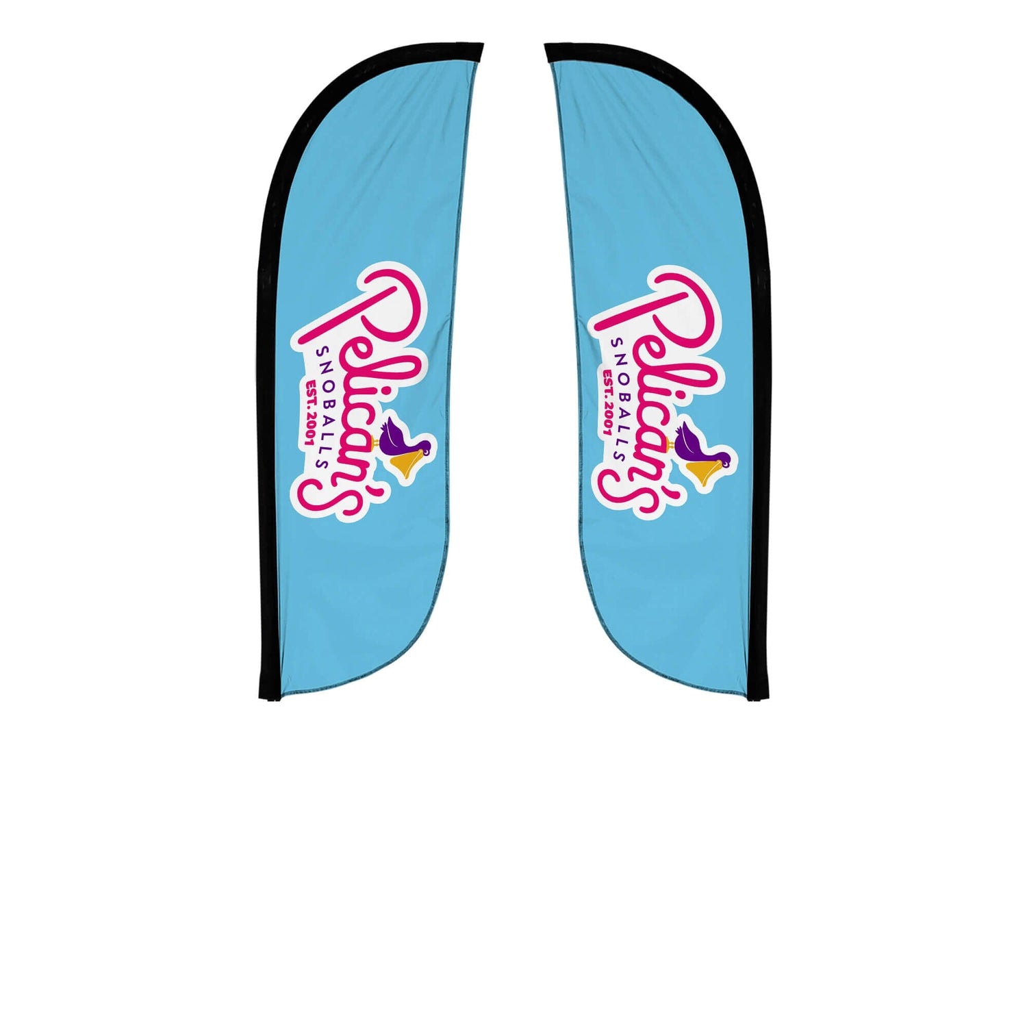 Pelican's Snoballs "Logo" 5ft Feather Flag 10M1200490