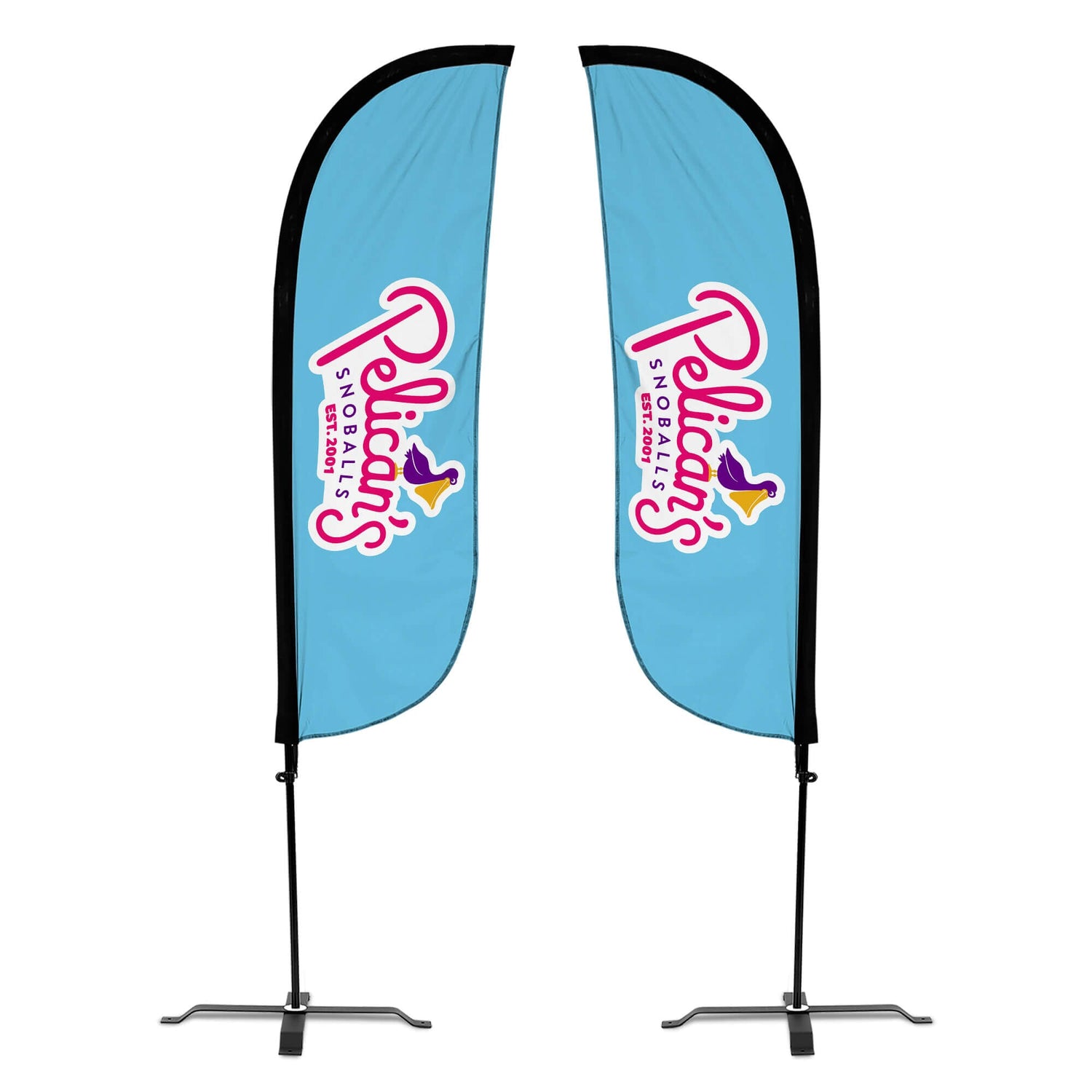 Pelican's Snoballs "Logo" 5ft Feather Flag 10M1200492