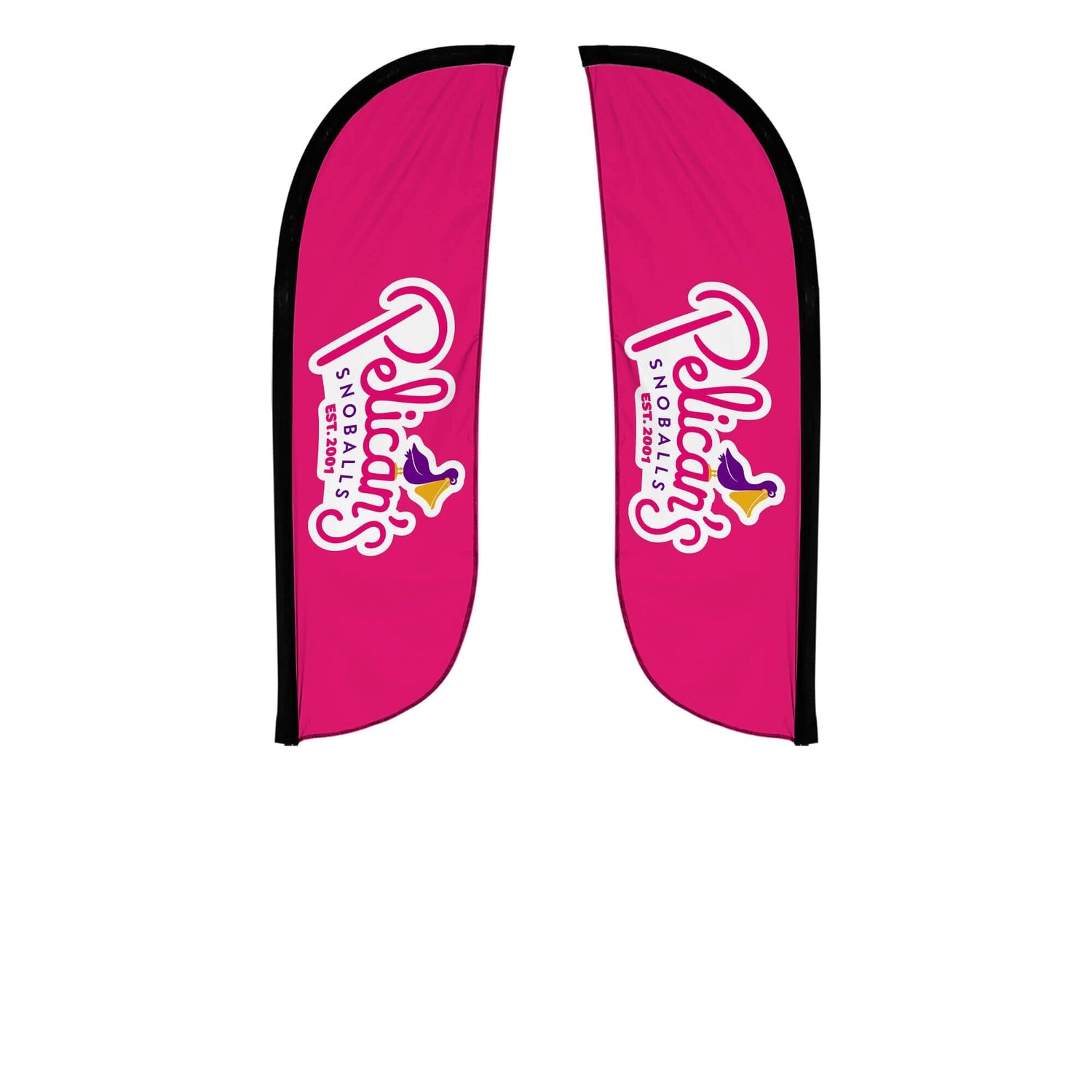 Pelican's Snoballs "Logo" 5ft Feather Flag 10M1200496