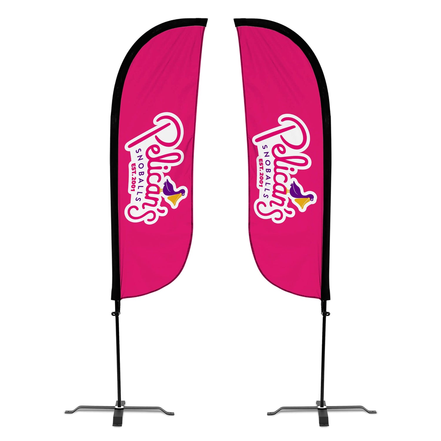 Pelican's Snoballs "Logo" 5ft Feather Flag 10M1200498