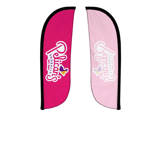 Pelican's Snoballs "Logo" 5ft Feather Flag 10M1200493