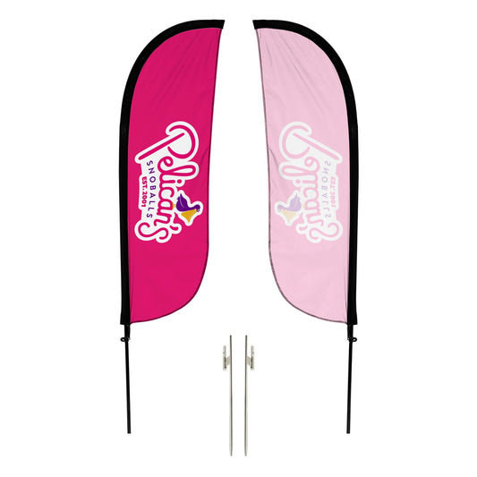 Pelican's Snoballs "Logo" 5ft Feather Flag 10M1200494
