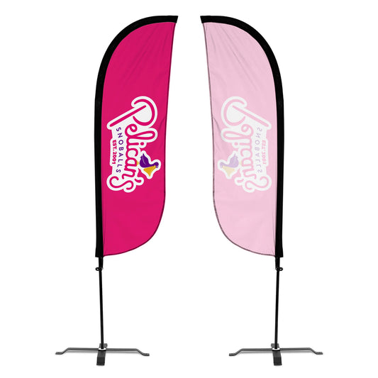 Pelican's Snoballs "Logo" 5ft Feather Flag 10M1200495