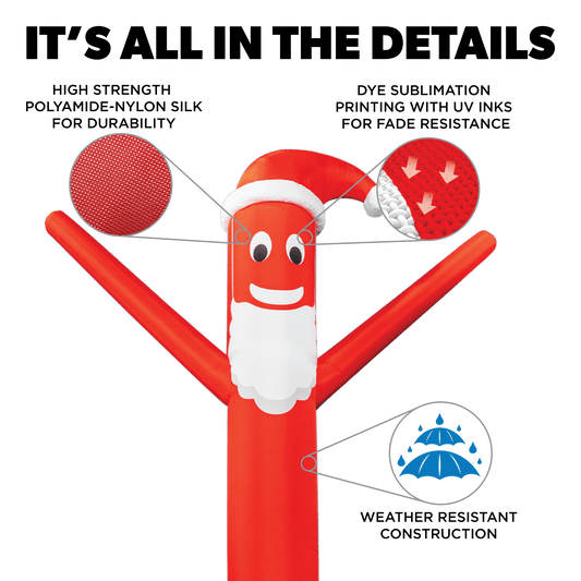 Santa Disguise Air Dancers® Inflatable Tube Man 