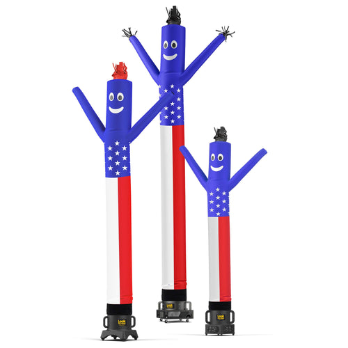 American Flag Air Dancers® Inflatable Tube Man