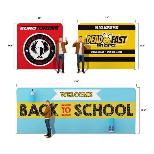 FastZip™ Straight Tension Fabric Display