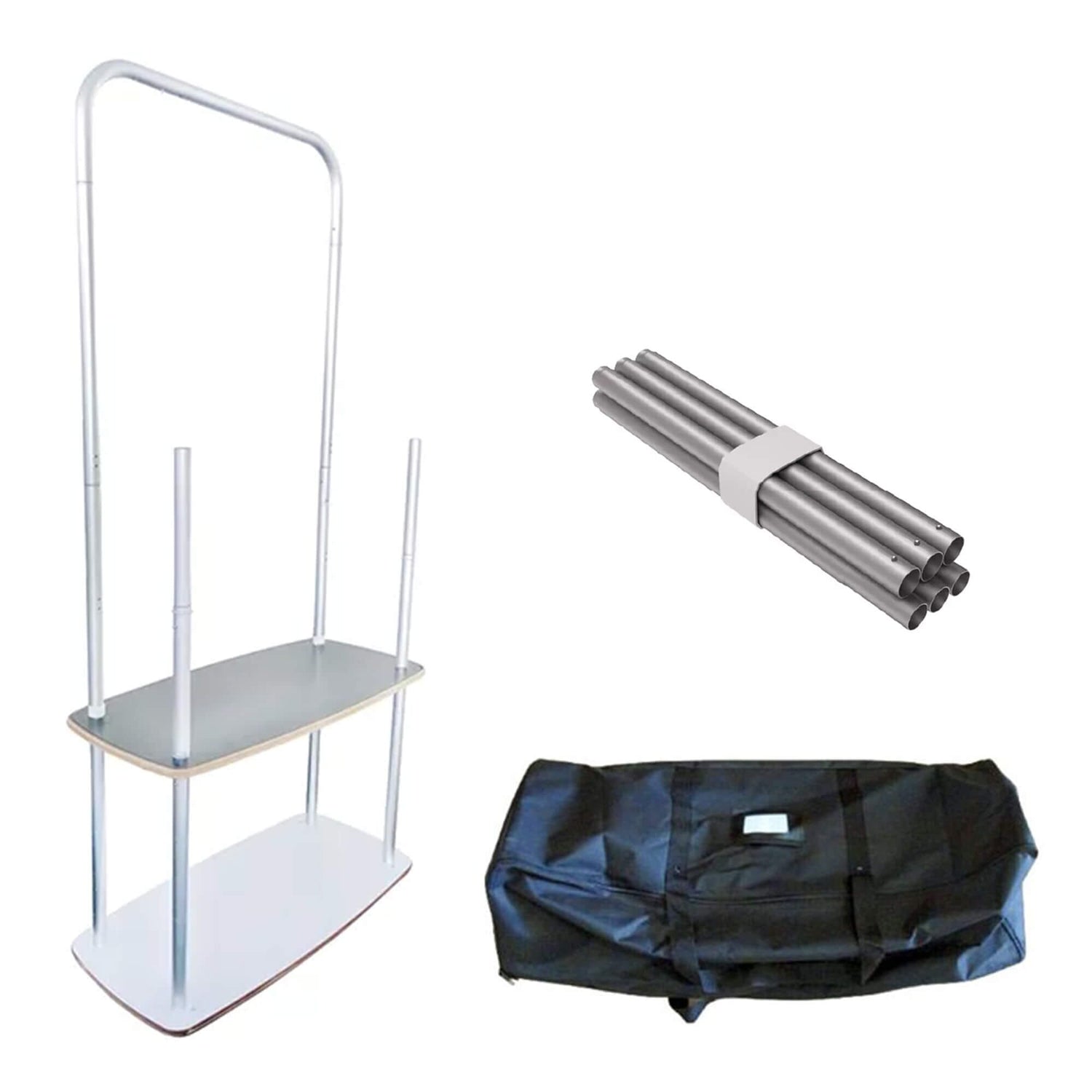 Tension Fabric Trade Show Shelving Display Hardware