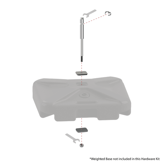 Replacement Hardware Kit for Weighted Bases