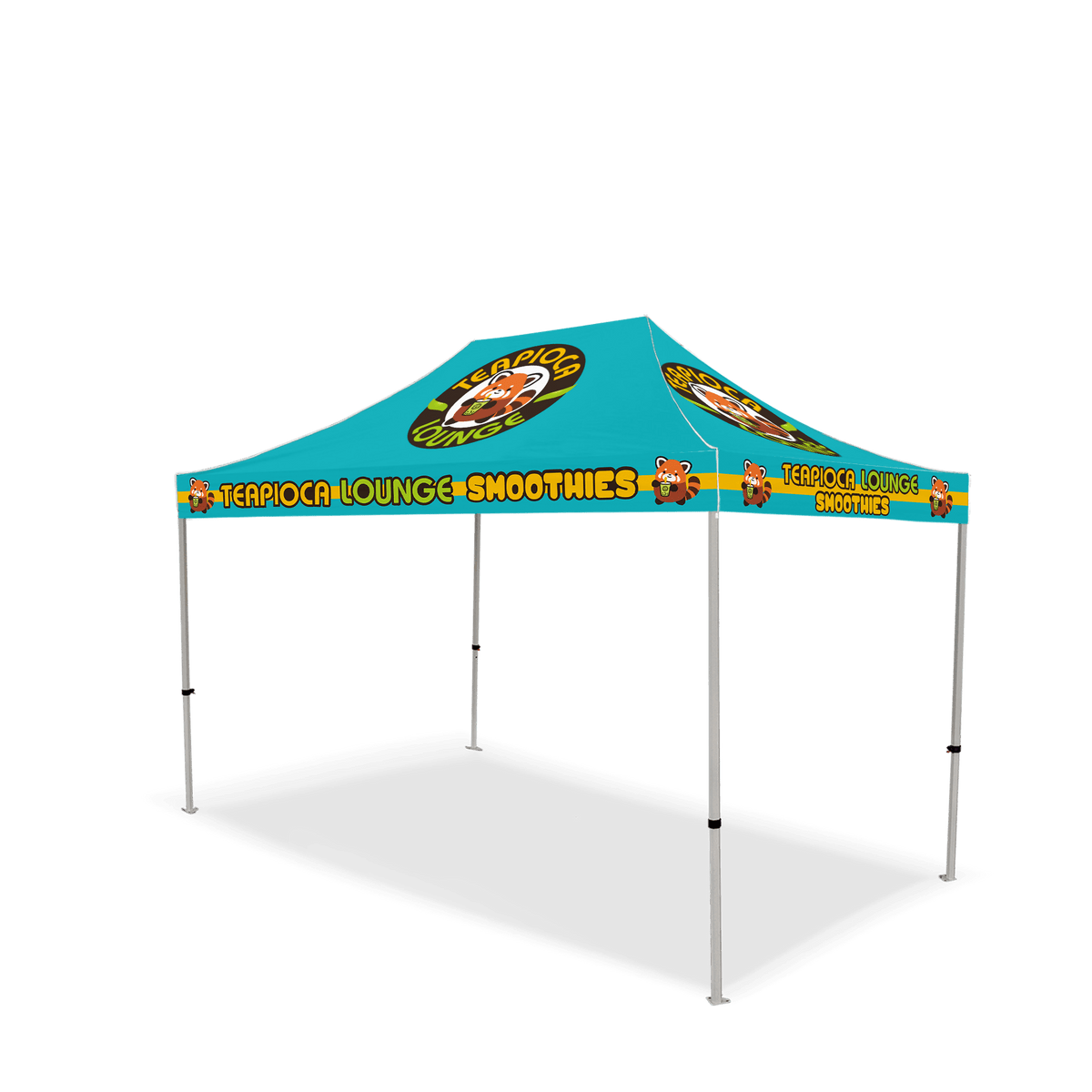 Custom Canopy Tent with Back Wall & Table Cover