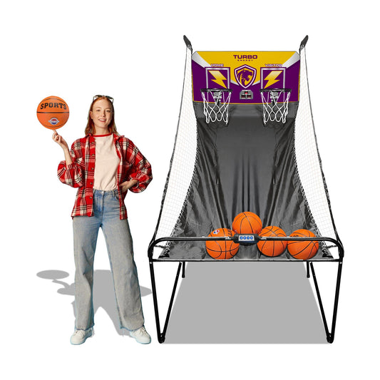 Custom Dual Hoop Arcade Basketball Game