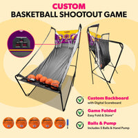 Custom Dual Hoop Arcade Basketball Game