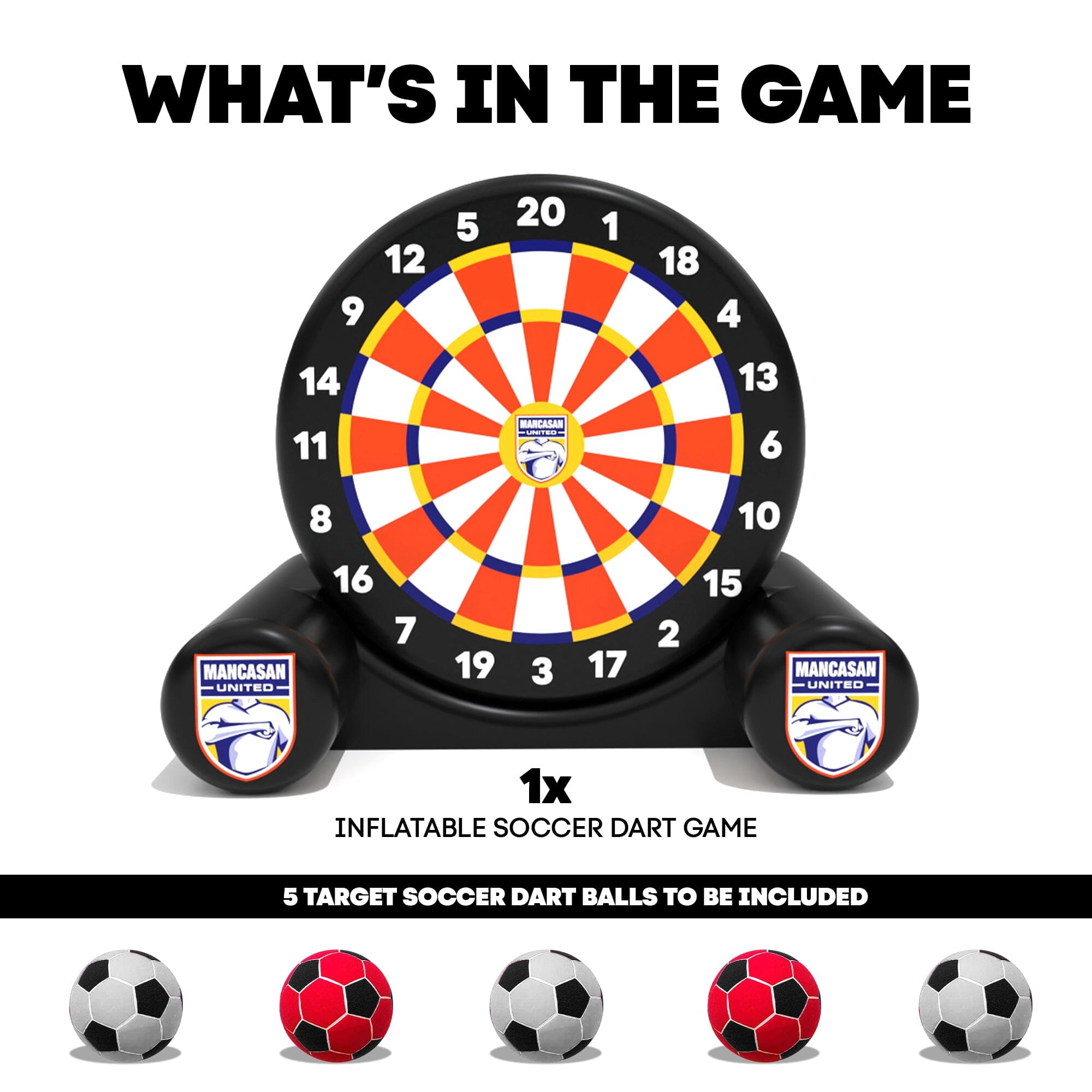 Custom Giant Soccer Dart Game