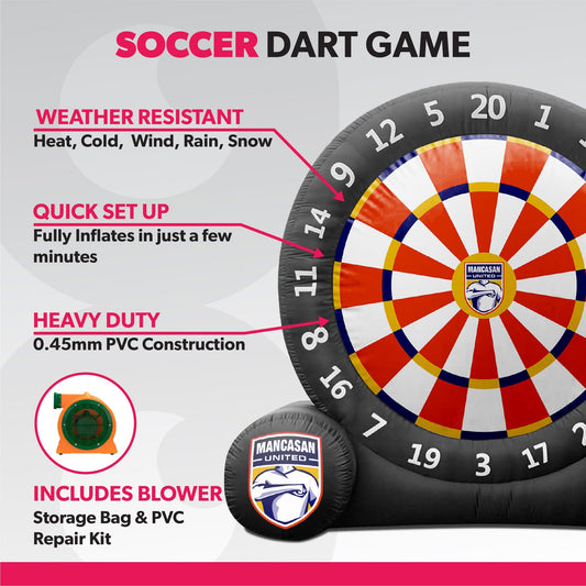Custom Giant Soccer Dart Game