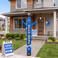 Air Dancers® Originals Inflatable Tube Man Open House Blue