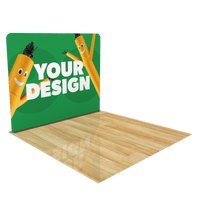 10ft Custom 10ft Trade Show Display with 2 Banners