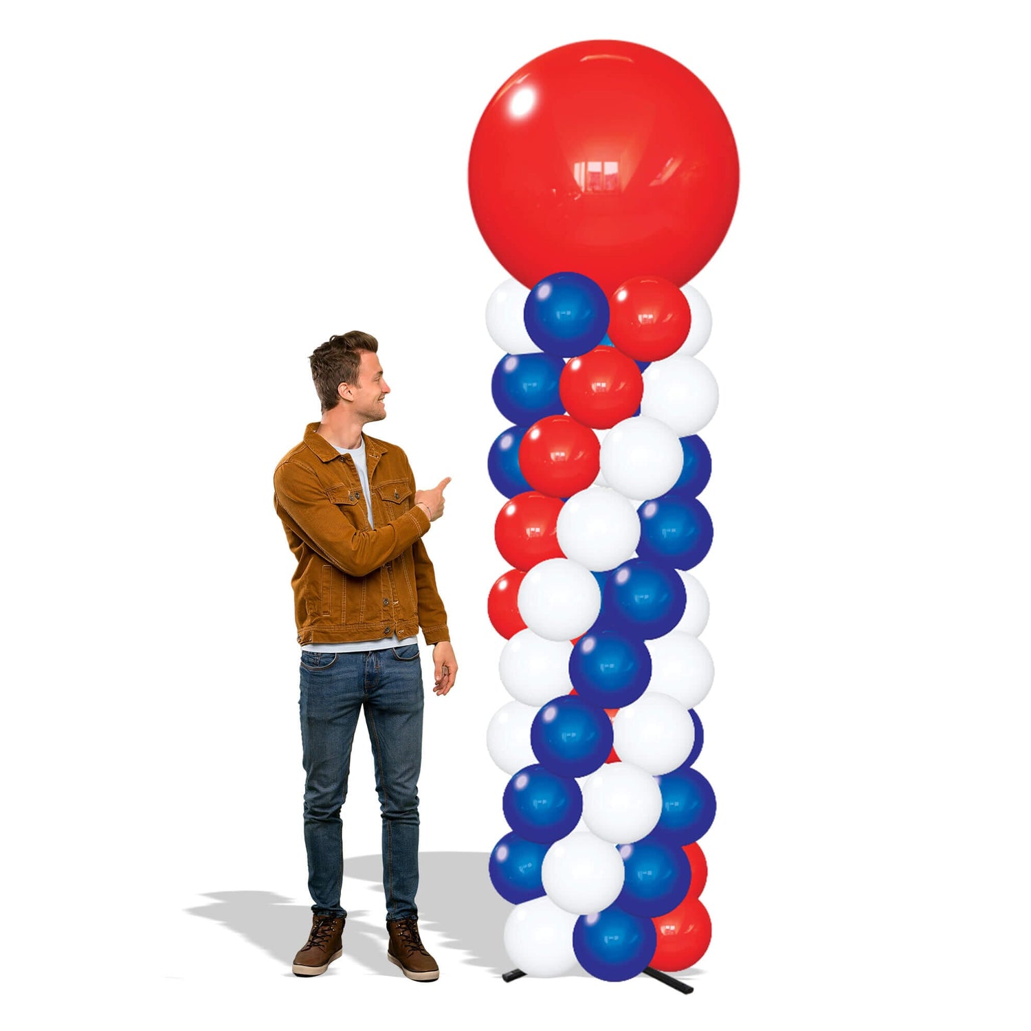 7ft Indoor Balloon Tower Kit 