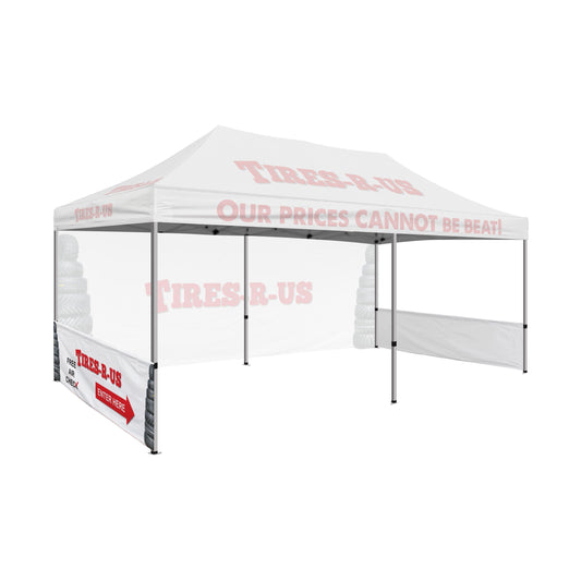 10ft x 20ft Custom Side Wall & Hardware Set 