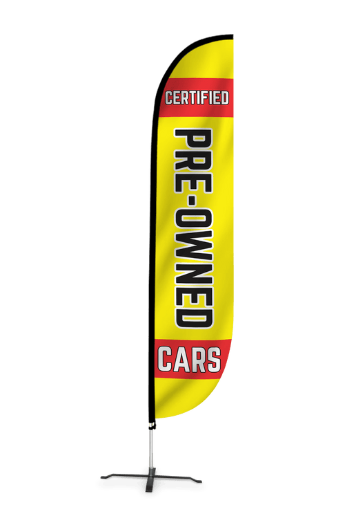 Certified Pre-Owned Feather Flag