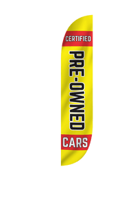 Certified Pre-Owned Feather Flag 