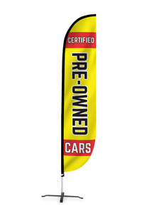 Certified Pre-Owned Feather Flag 