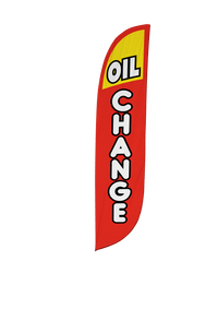 Oil Change Feather Flag 