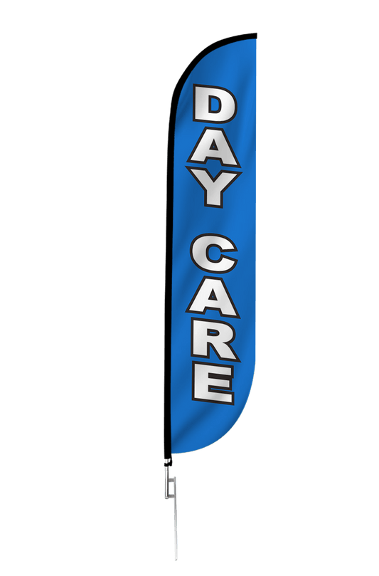 Day Care Feather Flag Blue 