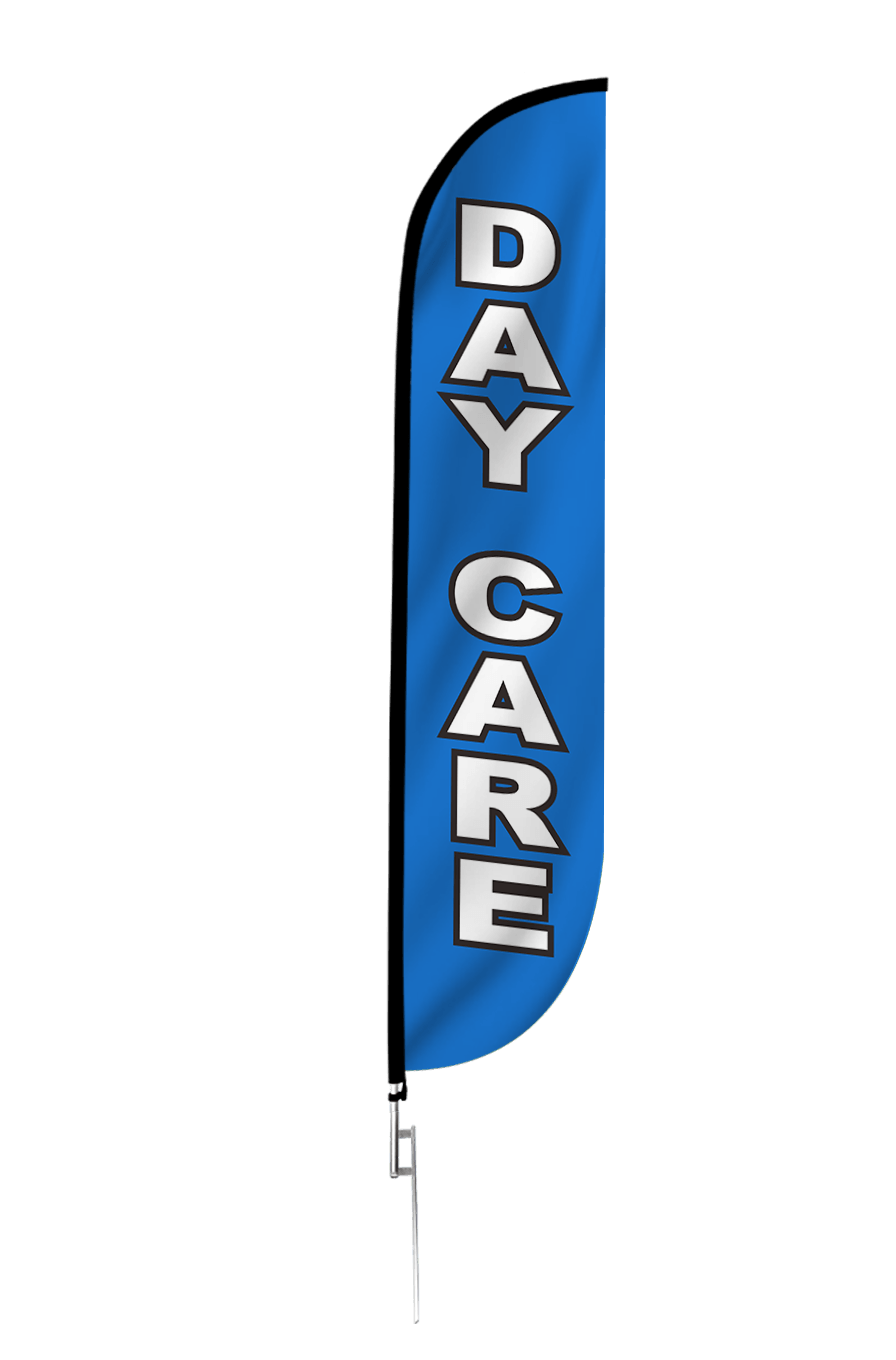Day Care Feather Flag Blue 