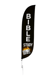 Bible Study Feather Flag 