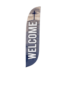 Welcome Church Feather Flag 