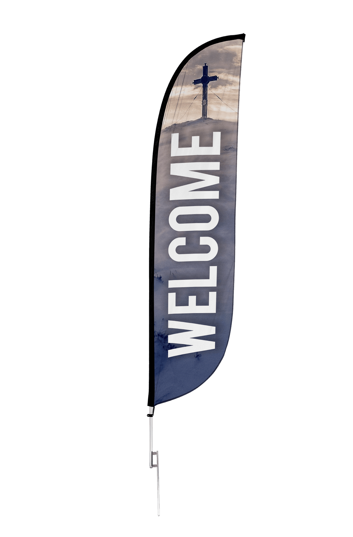 Welcome Church Feather Flag 