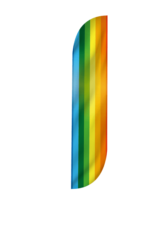 Rainbow Feather Flag 