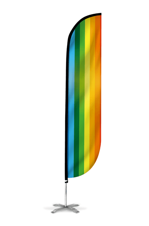 Rainbow Feather Flag