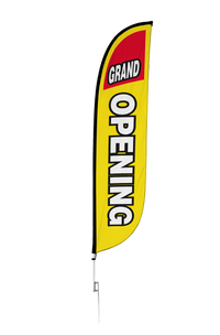 Grand Opening Feather Flag 