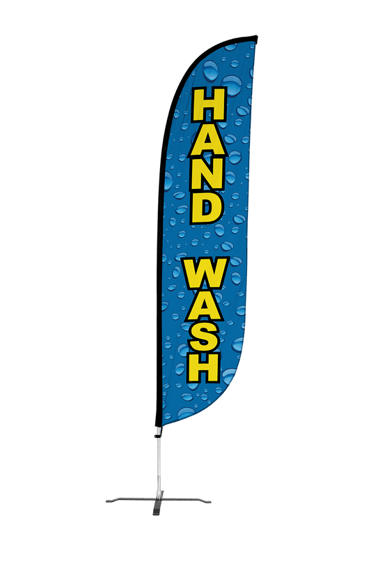 Car Wash Feather Flag 