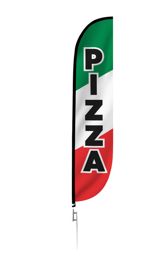 Pizza Feather Flag 