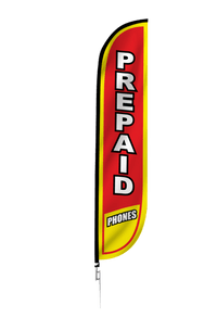 Prepaid Phones Feather Flag 