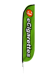 eCigarettes Feather Flag Green 