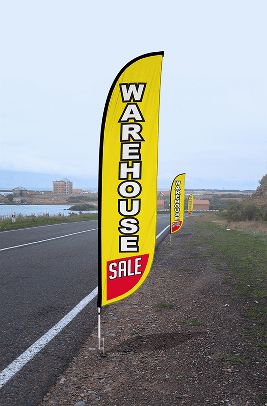 Warehouse Sale Feather Flag 